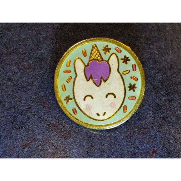 Unknown Jewelry - Unicorn Ice Cream Cone Sprinkle Pin